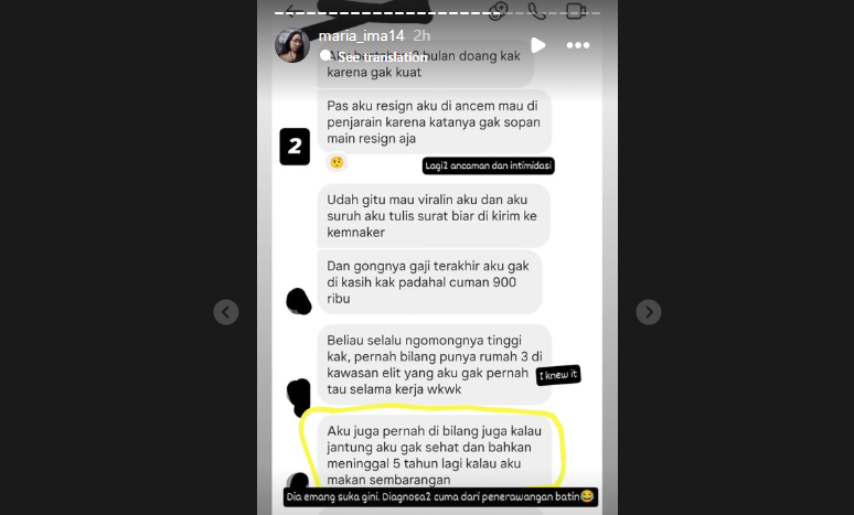 Story mantan karyawan Zendhy